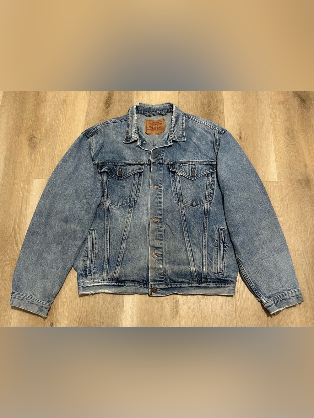 Vintage 90’s Levi's Light Blue Denim Jacket - Men's Jean Trucker
